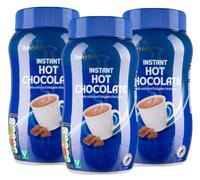 Bizzal Dairyfine Instant Hot Chocolate Powder, Made with Real Belgian Chocolate, Vegetarian, 400g, Pack of 3