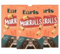 Bizzal Earls Marrolls Meaty Rolls Dog Treats, Oven Baked Biscuits, 500g, 3 Pack