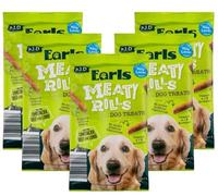 Bizzal Earls Meaty Rolls Dog Treats with Chicken, Beef and Lamb, 135g, 5 Pack