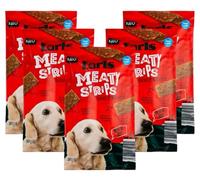 Bizzal Earls Meaty Strips Dog Treats, Rich in Beef, No Added Artificial Flavourings, 20 Pack, 200g, 5 Bags
