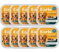 Bizzal Earls Tender Paté with Chicken, 100% Complete & Balanced Wet Dog Food, Vet Approved, No Artificial Additives, 300g Pack Of 10,