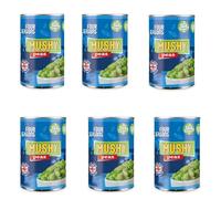 Bizzal Four Seasons Mushy Peas, High in Protein, British Grown and Packed, Canned, 300g, Pack of 6