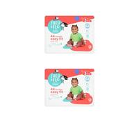 Bizzal Fred & Flo Flexible Easy Fit Pants, Size 3, 44 Count, Soft and Comfy, Pack of 2