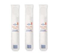 Bizzal Lacura Cotton Wool Pads, 100% Pure Cotton, Soft, Absorbent, Non-Shedding, for Beauty Needs, Makeup Removal, Face Care, Nail Care, 420 Count