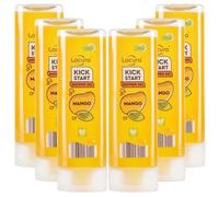 Bizzal Lacura Kick Start Mango Shower Gel, Made with Natural Extracts and Oils, Vegan, 250ml, 6 Pack