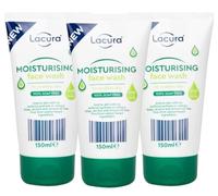 Bizzal Lacura Moisturising Face Wash for Sensitive Skin, 100% Soap Free, 150ml, Pack of 3