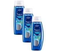 Bizzal Lacura Wake Up 2-in-1 Shampoo and Shower Gel, Blue, Sea Mineral and Fennel, 3 Pack
