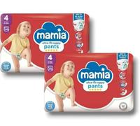 Bizzal Mamia Ultra-Fit Nappy Pants, Size 4, 8-15kg, Active Toddlers, 80 Pack
