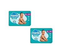 Bizzal Mamia Ultra-Fit Size 4 Baby Nappy, 7-14kg, 12-Hour Protection, Boy and Girl, 48 Pack, 2 Count
