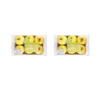 Bizzal NATURE'S PICK Golden Delicious Apples, Fresh Fruit, 6 per Pack, Pack of 2
