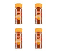 Bizzal Ready, Set, Cook! Premium Chilli Powder Seasoning, 40g Glass Bottle with Orange Cap, Ground Spice for Cooking Pack Of 4