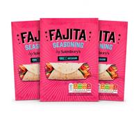 Bizzal Sainsbury's Fajita Seasoning Medium Spice Mix 30g Pack of 3