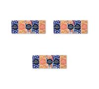 Bizzal Saxon Ultra Soft 4 Ply Pocket Tissues, Colourful Rainbow and Polka Dot Design, Pack of 15