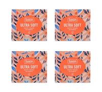 Bizzal Saxon Ultra Soft White Tissues, 4 Pack, 56 Sheets per Box, 224 Sheets Total