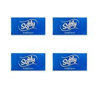 Bizzal Softly Everyday Facial Tissues, 72 Sheets, Pack of 4
