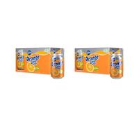 Bizzal Vive Orange Zero Sugar Fizzy Drink, Made with Real Fruit, No Artificial Colours, 12 x 330ml Cans