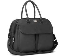 Bizzi Growin Baby Travel Crib POD Changing Bag Vegan Leather - Black