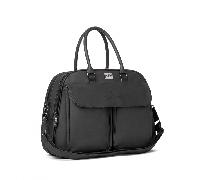 Bizzi Growin Vegan Leather Pod Travel Changing Bag - Anthracite Black