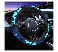 BIZZOO Steering Wheel Cover Green Brown Military Camouflage Steering Wheel Cover Army Camo Steering Wheel Protector Universal 14.5-15 Inch Car Accessories Car Steering Wheel (Color : 9)