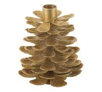 Bizzotto Christmas decorations P.CANDELA 1P PINEAL ORO H14 in Gold One size