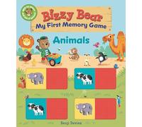 Bizzy Bear: My First Memory Game: Animals: (Interactive Memorization Board Book about Animals on the Farm, at the Zoo, and in the Sea for Toddlers - With Sturdy Slides to Push and Pull)
