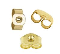 BJC® 9ct Yellow Gold 4mm Light weight Earring Backs / Scrolls / Butterfly Backs