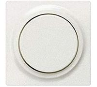 Bjc Delta I-SYS White - Illuminated Dimmer Plate Delta Button System White Titan