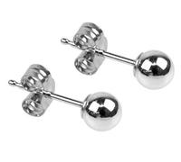 BJC® Sterling Silver 925 4mm Ball Stud Earrings Handmade In The UK