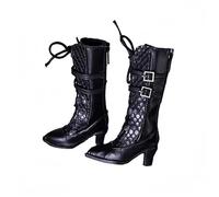 BJD Doll Shoes Carefully Crafted Fashionable Martin Boots for 1/4 18 inch BJD SD Doll Gifts for Doll Lovers (D)