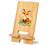 BJDAMAI Fox Cell Phone Stand, Home Room Desk Decorations for Girls Teens Kids Women, Fox Lovers Themed Gifts Stuff Accessories Things Merchandise Items!