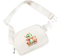 BJDAMAI Mini Belt Bag for Teens Girls Kids for Workout Running Traveling Hiking, Waist Packs, Crossbody Bags with Adjustable Strap!, Dragon, Cute