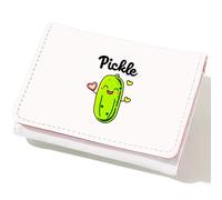 BJDAMAI Wallet For Teens Kids Girls Age 6,7,8,9,10,11,12, Small Slim Thin Mini Compact Women Wallet, Animal Lovers Gifts Stuff, Cash Card Coin Pocket Window For Female！, Pickle, Modern