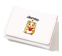 BJDAMAI Wallet For Teens Kids Girls Age 6,7,8,9,10,11,12, Small Slim Thin Mini Compact Women Wallet, Animal Lovers Gifts Stuff, Cash Card Coin Pocket Window For Female！, Hamster, Modern