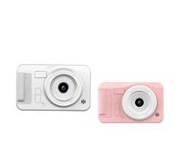 BJdfgE 4K Digital Camera 44 Megapixels High-Definition Photography CCD Travel Selfie Entry-Level Students Campus(White)