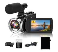 BJdfgE 4k HD Dight Camera Electronic Anti Shake Handheld With Microphone 18x Zoom Cameras Student Campus 48mp Portable Vlog Camcorder(Without memory card)