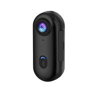 BJdfgE 4K Thumb Action Camera, HD Sports, Digital Image Stabilization, Automatic Exposure, 800mAh Battery, Rechargeable Lithium(Black Simple)