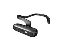 BJdfgE 5K Action Camera Head Mounted Wearable Video Camcorder Webcam 30MP IPX5 Waterproof for Vlog Recording(Only Camera)