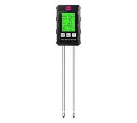 BJdfgE 6 In 1 Soil Detector Tester PH Temperature Humidity Sunlight Air Moisture Nutrient Fertility Meter Gardening Tool