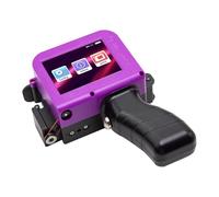 BJdfgE Mini Portable Handheld Inkjet Printer Production Date QR Code Label Encoder 12.7mm Supporting Multiple Language Systems(Printer - 4 Ink)
