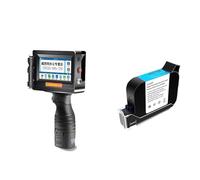 BJdfgE To 12.7mm Handheld Inkjet Printer QR Bar Batch Code Variable Date Number Logo Expiry Label Portable Hand Jet