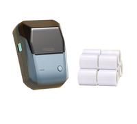BJdfgE To B1 Label Printer Cable Handheld Small Portable Bluetooth Self-adhesive Sticker Labeling Machine(Add 10 rolls R40x30)
