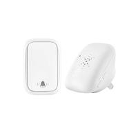 BJdfgE Wireless Doorbell Outdoor Self-powered Waterproof Chimes Set 38 Welcome Songs Ultra long distance control Ring Bell Door(1button 1receiver-W)