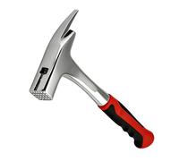 BJDSI Claw Hammer 600 g, One Piece, Rustproof, Shock-Absorbing Plastic Handle