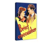 BJESWX Brief Encounter Canvas Poster Bedroom Decor Landscape Office Room Decor Gift 16x24inch(40x60cm)