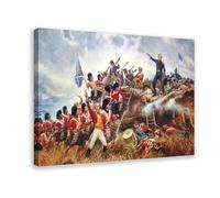 BJESWX The Battle of New Orleans by E. Percy Moran Canvas Poster Bedroom Decor Landscape Office Room Decor Gift 24x36inch(60x90cm)