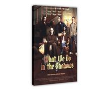 BJESWX What We Do in The Shadows Canvas Poster Bedroom Decor Landscape Office Room Decor Gift 24x36inch(60x90cm)