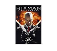 BJHIHSX Agent 47 Main Character Fanart Poster Decorative Painting Canvas Wall Posters And Art Picture Print Modern Family Bedroom Decor Posters 08x12inch(20x30cm)