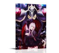 BJHIHSX Anime Overlord Role Ainz Ooal Gown And Shalltear Bloodfallen Wall Art Picture Print Modern Family Room Decor 12 x 18 Inch (30 x 45 cm)