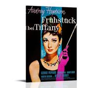 BJHIHSX Breakfast at Tiffany's Heroine Art Poster Decorative Painting Canvas Wall Posters And Art Picture Print Modern Family Bedroom Decor Posters 20x30inch(50x75cm)