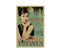 BJHIHSX Breakfast at Tiffany's Heroine Poster Decorative Painting Canvas Wall Posters And Art Picture Print Modern Family Bedroom Decor Posters 16x24inch(40x60cm)